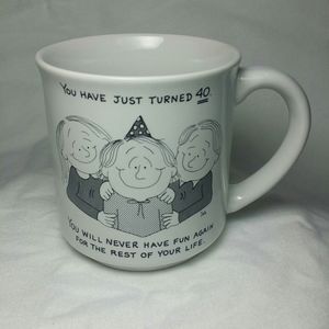 40th Birthday Mug Funny Vintage